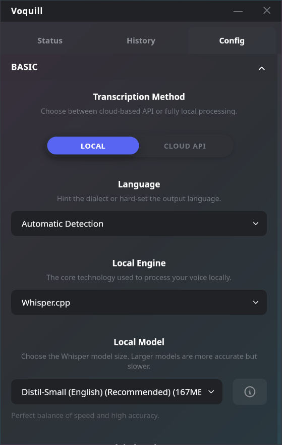 Voquill Engine Config